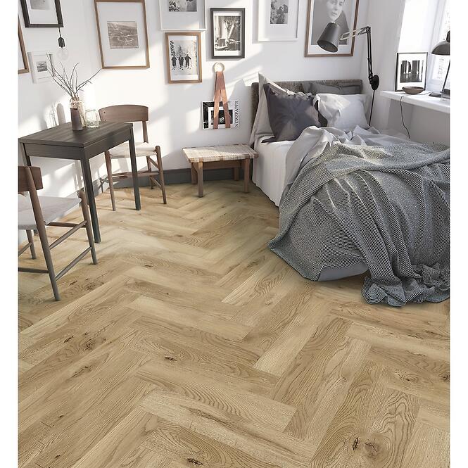 Laminált padlóburkolat tölgy Perello 8mm AC5 Herringbone WR 63269