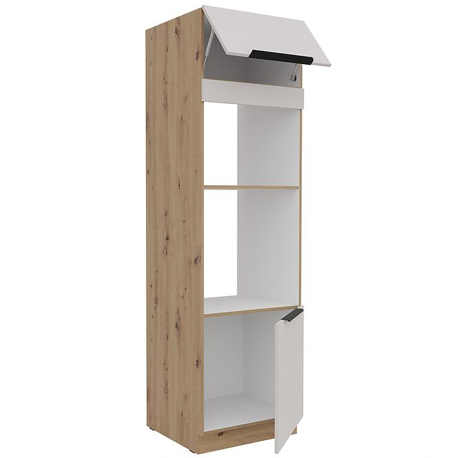 Konyhaszekrény Solea cashmere/artisan 60DPM-210 2F