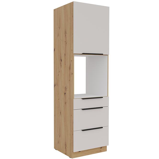 Konyhaszekrény Solea cashmere/artisan 60DPS-210 1F 3S