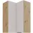 Konyhaszekrény Solea cashmere/artisan 60x60 GN-90 2F (90°)