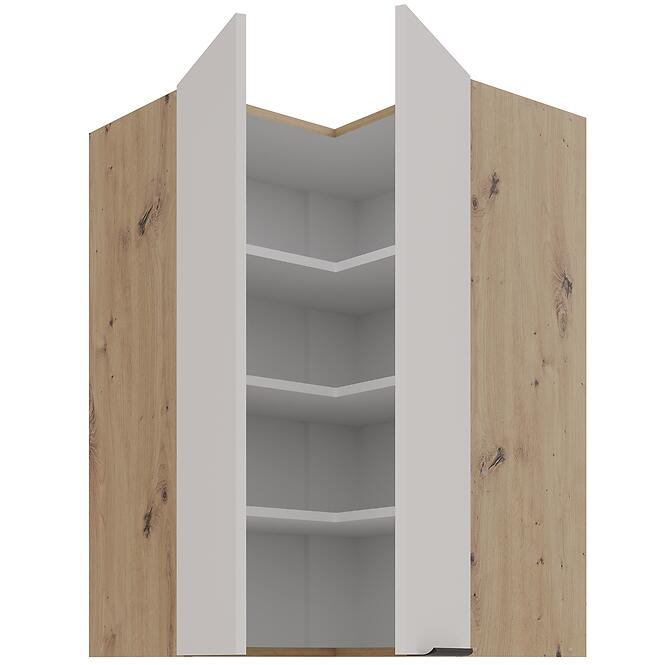 Konyhaszekrény Solea cashmere/artisan 60x60 GN-90 2F (90°),3