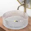 Mosdókagyló lapon Cristal Transparent,5