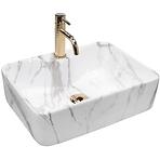 Mosdókagyló lapon Kelly Marmo