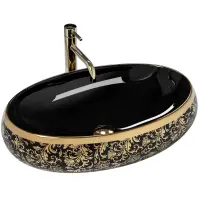 Mosdókagyló lapon Meryl Black
