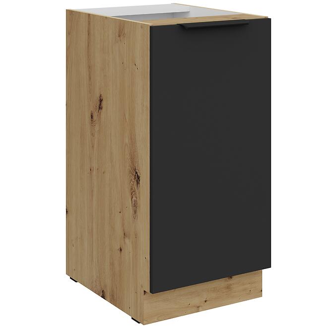 Konyhaszekrény Aria-Bl/Ar Anti Fingerprint 40d 1f Bb