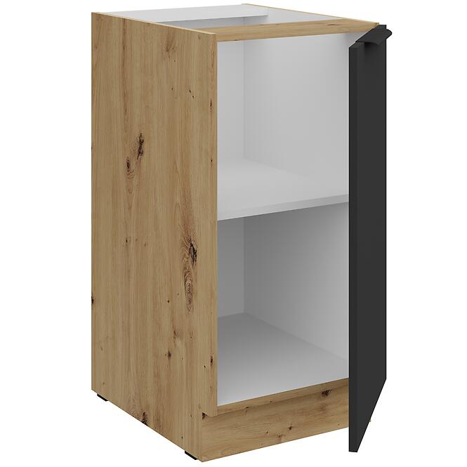 Konyhaszekrény Aria-Bl/Ar Anti Fingerprint 40d 1f Bb