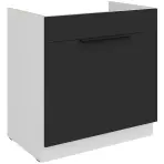 Konyhaszekrény Aria-Bl/Wh Anti Fingerprint 80zl 1s Bb