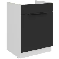 Konyhaszekrény Aria-Bl/Wh Anti Fingerprint 60zl 1s Bb