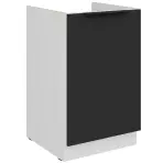 Konyhaszekrény Aria-Bl/Wh Anti Fingerprint 50zl 1f Bb
