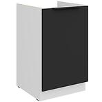 Konyhaszekrény Aria-Bl/Wh Anti Fingerprint 50zl 1f Bb