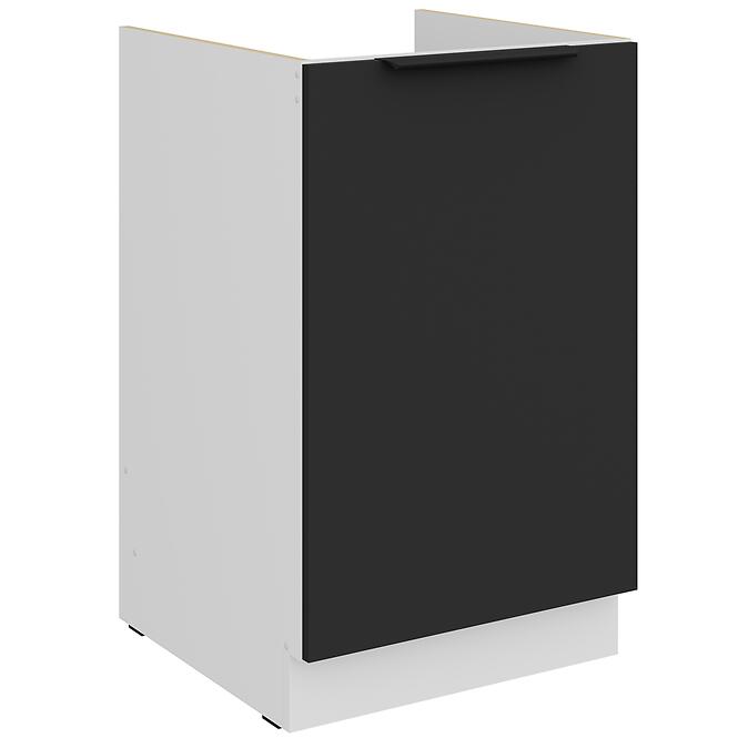 Konyhaszekrény Aria-Bl/Wh Anti Fingerprint 50zl 1f Bb