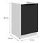Konyhaszekrény Aria-Bl/Wh Anti Fingerprint 50zl 1f Bb,2