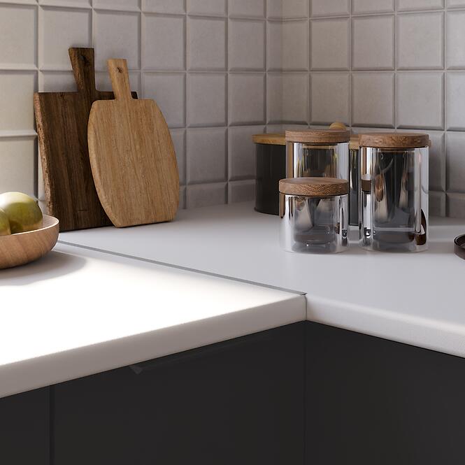 Konyhaszekrény Aria-Bl/Wh Anti Fingerprint 40d 1f Bb