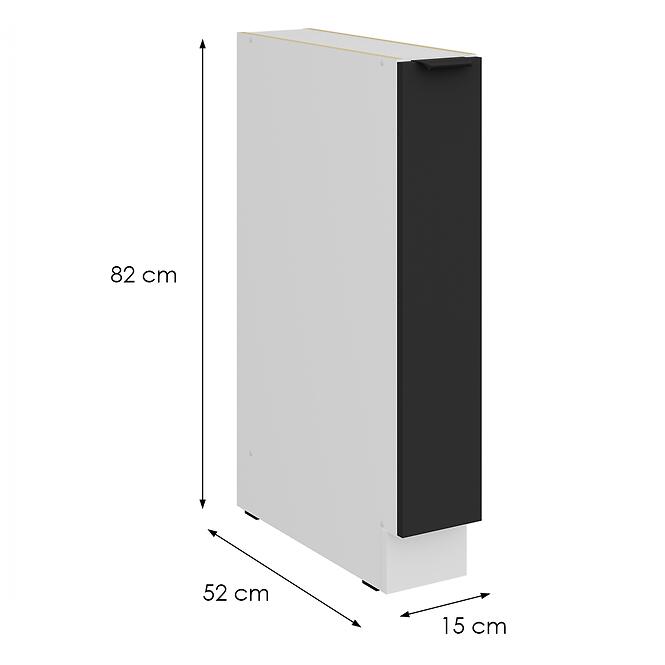 Konyhaszekrény Aria-Bl/Wh Anti Fingerprint 15d Cargo Bb,2