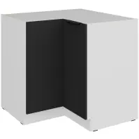 Konyhaszekrény Aria-Bl/Wh Anti Fingerprint 90x90 Dn 2f Bb
