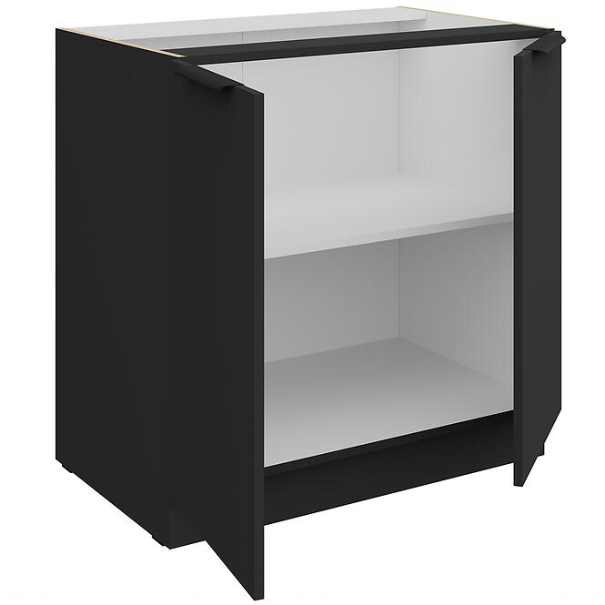 Konyhaszekrény Aria-Bl/Bl Anti Fingerprint 80d 2f Bb