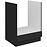 Konyhaszekrény Aria-Bl/Bl Anti Fingerprint 60dg Bb