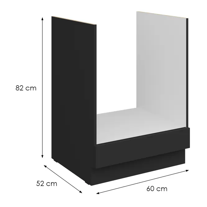 Konyhaszekrény Aria-Bl/Bl Anti Fingerprint 60dg Bb,2