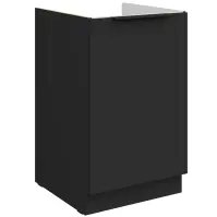 Konyhaszekrény Aria-Bl/Bl Anti Fingerprint 50zl 1f Bb