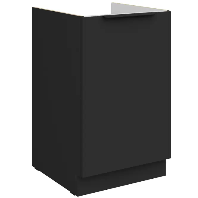 Konyhaszekrény Aria-Bl/Bl Anti Fingerprint 50zl 1f Bb