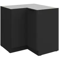 Konyhaszekrény Aria-Bl/Bl Anti Fingerprint 90x90 Dn 2f Bb