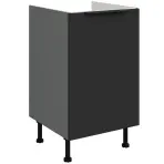 Konyhaszekrény Aria-Bl/Ant Anti Fingerprint 50zl 1f Bb