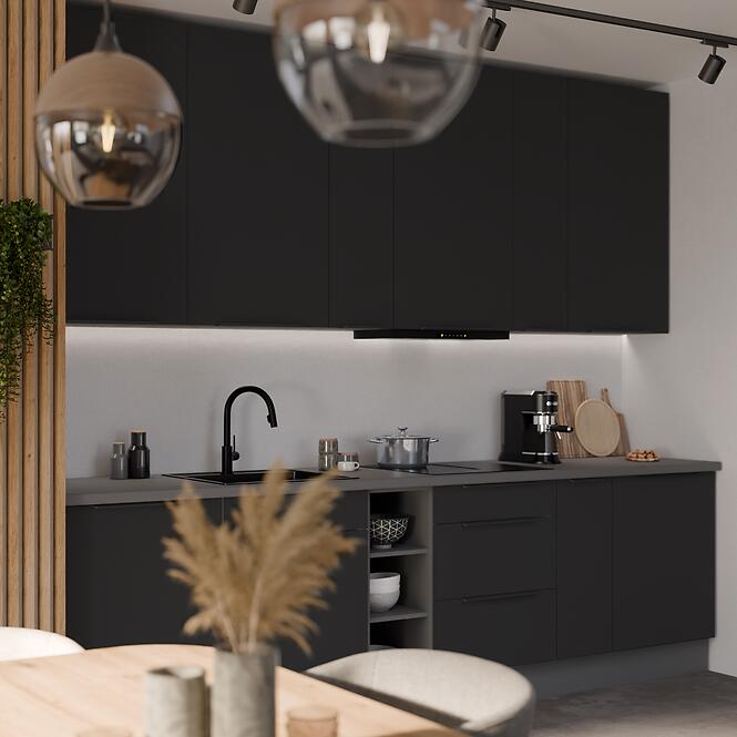 Konyhaszekrény Aria-Bl/Ant Anti Fingerprint 105 Nd 1f Bb