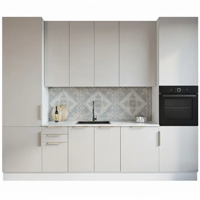 Konyhabútor Luxeo 300 Fehér/ Beige Set 4,3