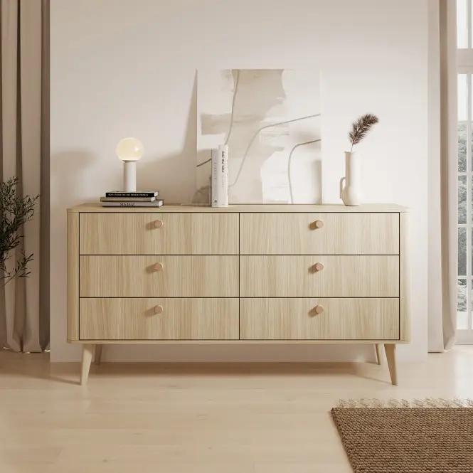 Komód C 163 6s Viki Tölgy Barista