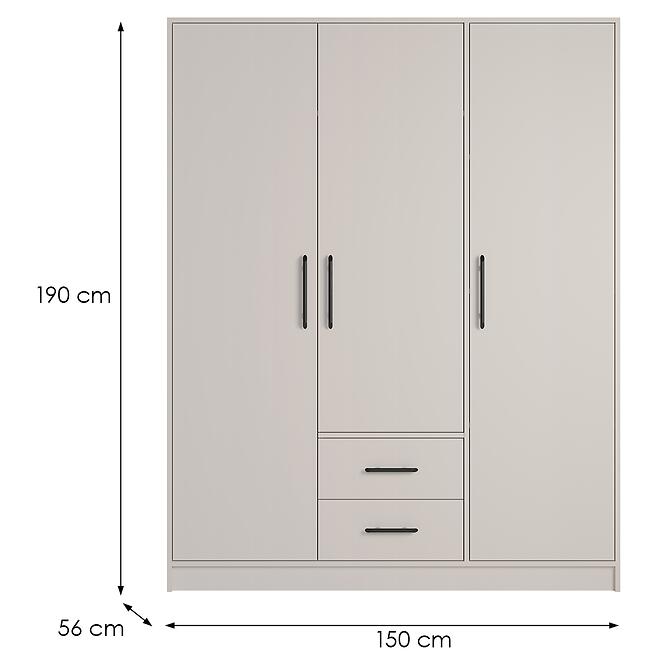 Szekrény Smart Sr2 3dcashmere