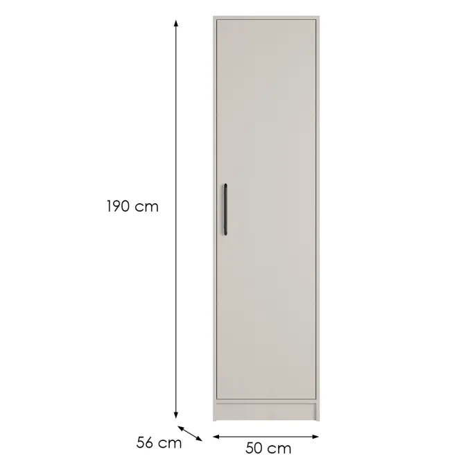 Szekrény Smart Sr5 1d Cashmere