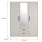 Szekrény Smart Srl2 3dl Cashmere,2