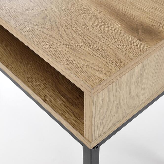 Íróasztal B-50 tölgy arany/fekete