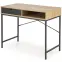 Íróasztal B-50 tölgy arany/fekete,3