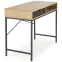 Íróasztal B-50 tölgy arany/fekete,4