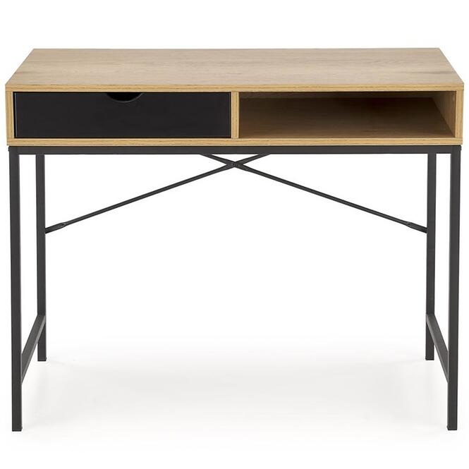 Íróasztal B-50 tölgy arany/fekete