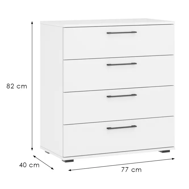 Komód Flex KM-1 fehér,2