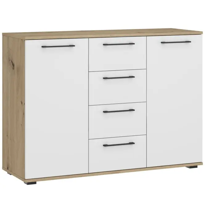 Komód Flex KM-2 artisan/fehér
