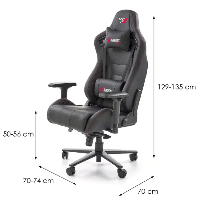 Irodai gaming szék Chavez fekete