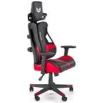 Irodai gaming szék Nitro fekete/piros