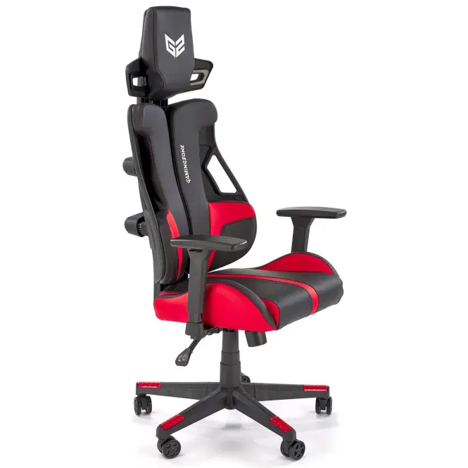 Irodai gaming szék Nitro fekete/piros