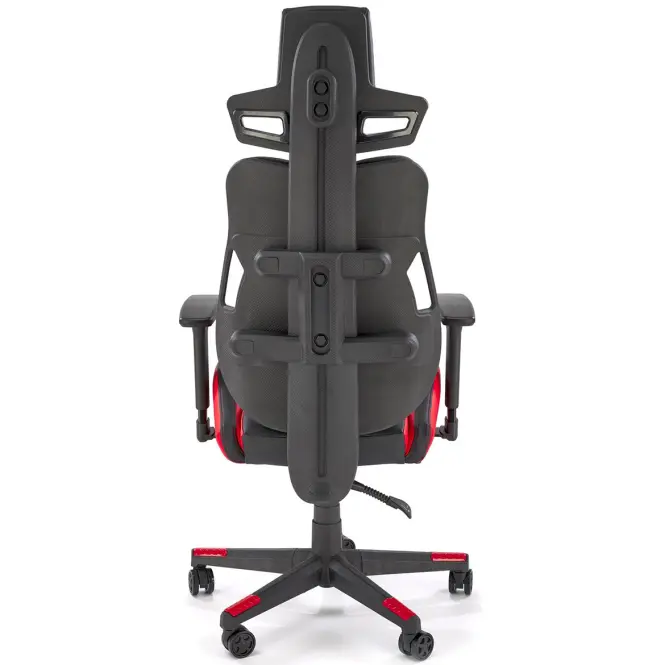 Irodai gaming szék Nitro fekete/piros,8