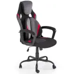 Irodai gaming szék Jensen fekete/szürke/piros