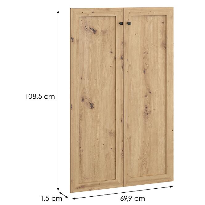 Bejárati ajtó Trevone T2kf312st-D78  tölgy artisan,2