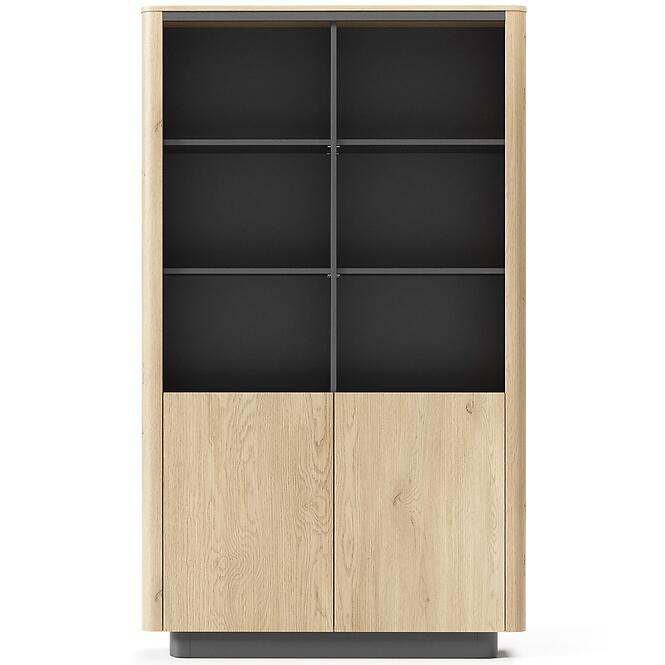 Regál Torro Regál A 2d  tölgy Cremona,3