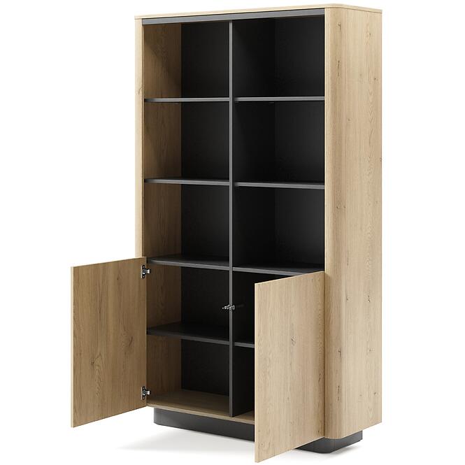 Regál Torro Regál A 2d  tölgy Cremona,4