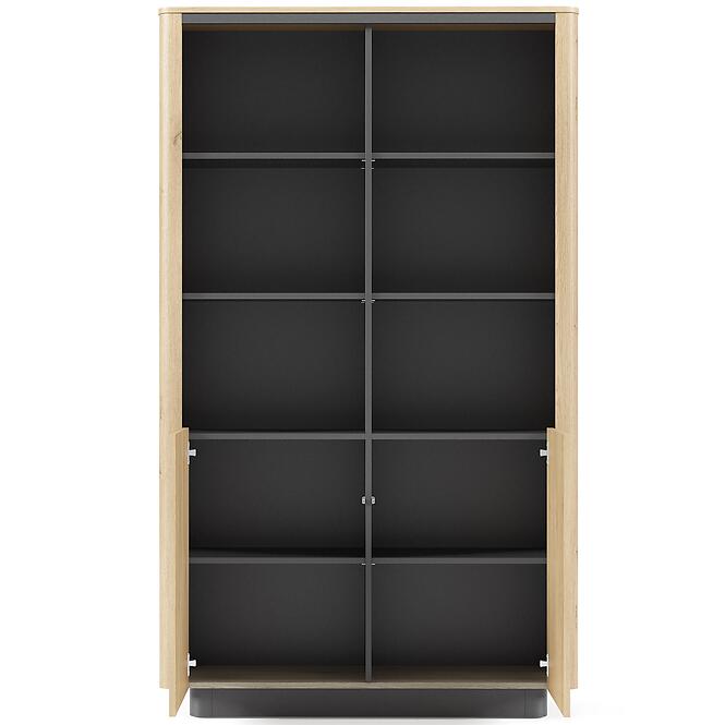 Regál Torro Regál A 2d  tölgy Cremona,5