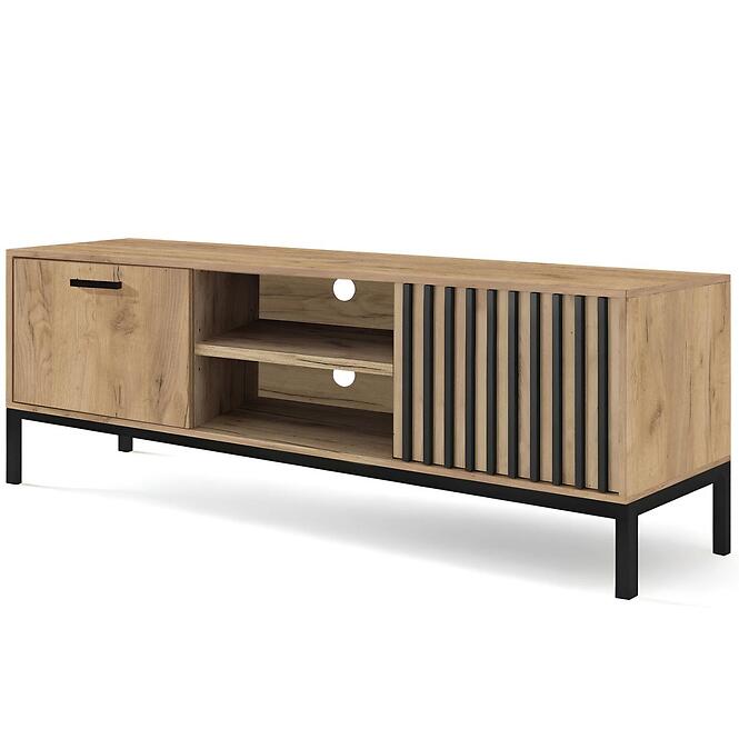 Szekrény RTV Lamino RTV-1 tölgy craft/fekete