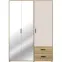 Szekrény Mokkaro  Moks837-M802 1d2lud2sz Homok/Tölgy Mauvella,3