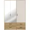 Szekrény Mokkaro  Moks838-M802 1d2lud4sz Homok/Tölgy Mauvella,4